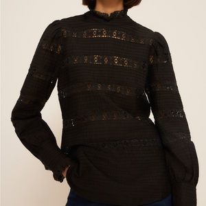 Antik Batik Amanda Lace Blouse sz M